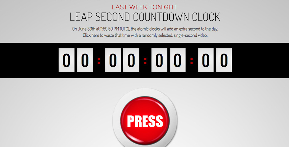 Nominee - John Oliver – Leap Second