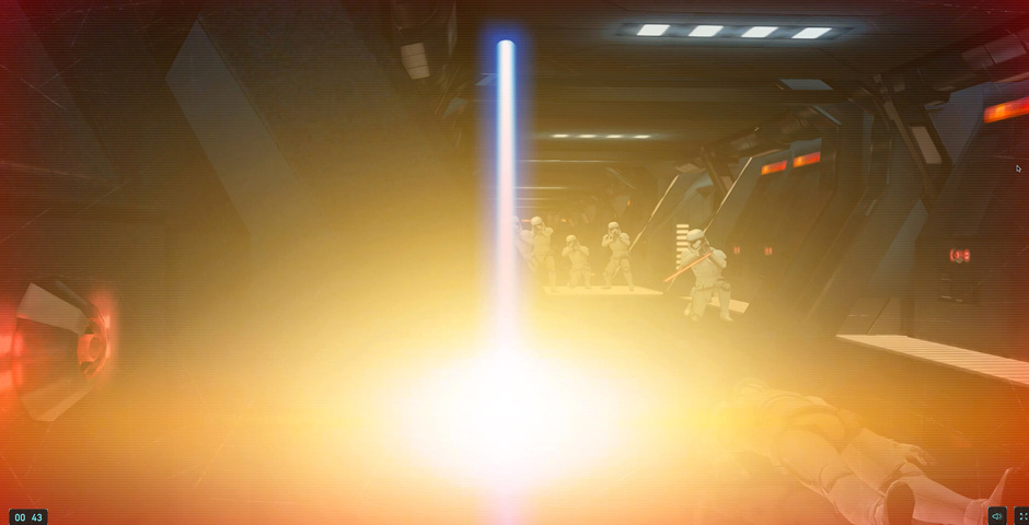 Nominee - Lightsaber Escape: A Chrome Experiment