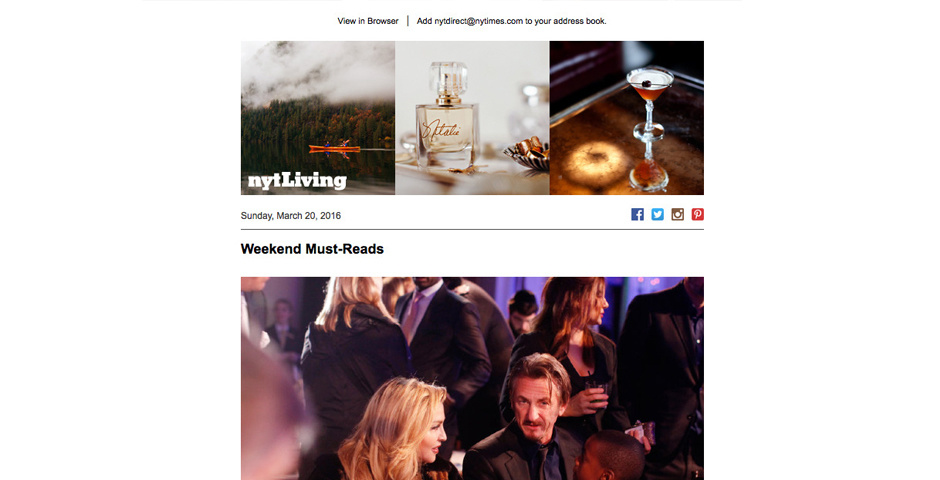 Webby Award Winner - NYT Living