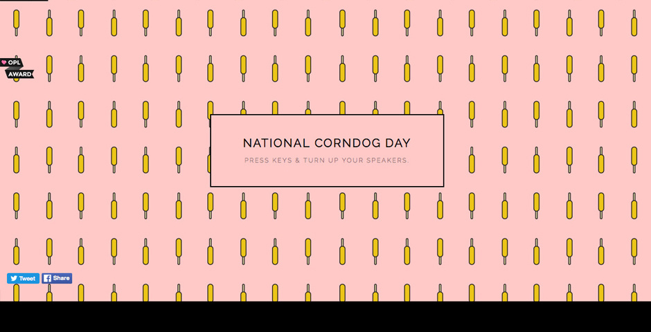 Webby Award Winner - National Corndog Day