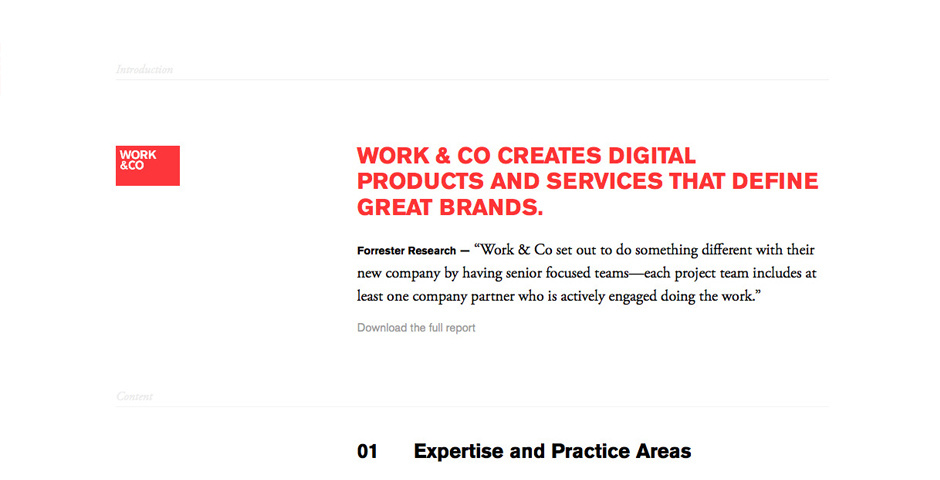 People's Voice / Webby Award Winner - Work & Co