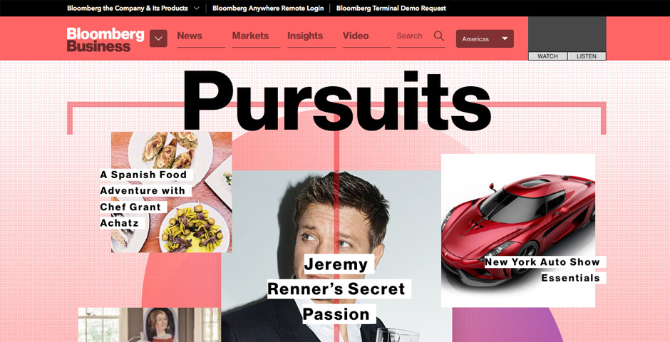 Nominee - Bloomberg Pursuits