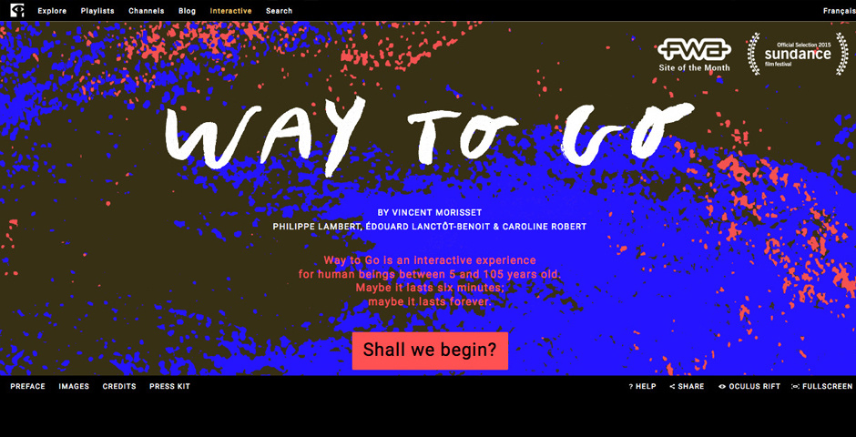 People's Voice / Webby Award Winner - Way to Go